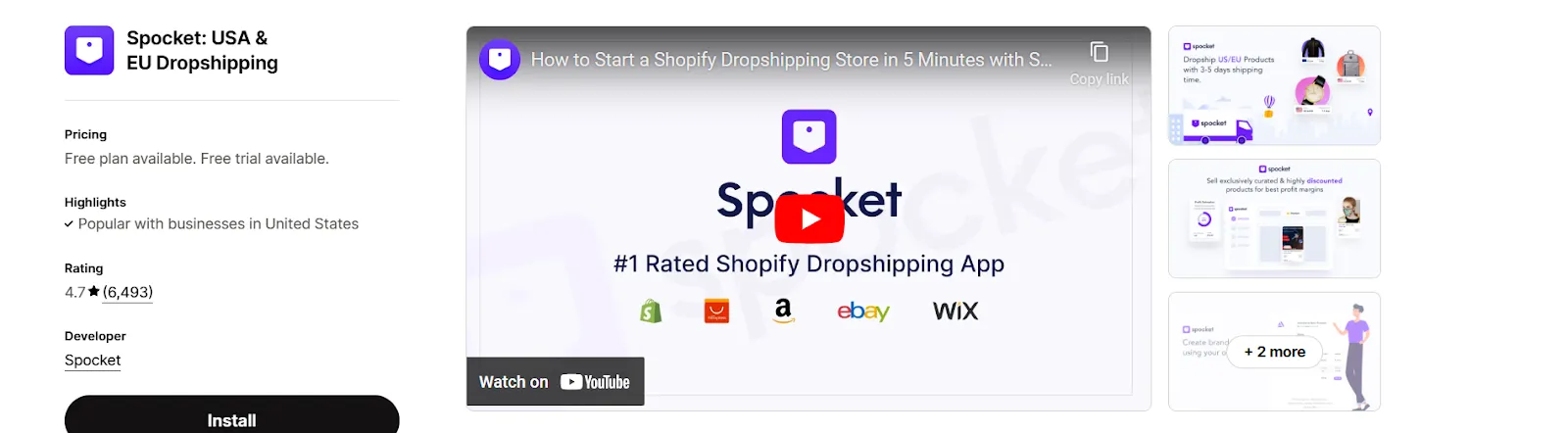 Spocket: USA & EU Dropshipping
